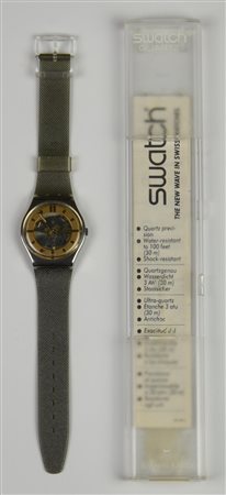 SWATCH HEAVY METAL, 1988 mod. GOLDEN SPHERE, cod. GX102 anno 1988 Completo di...