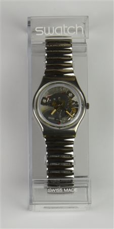 SWATCH HARDWEAR, 1989 mod. STEEL TECH, cod. GY100/101 anno 1989 Completo di...