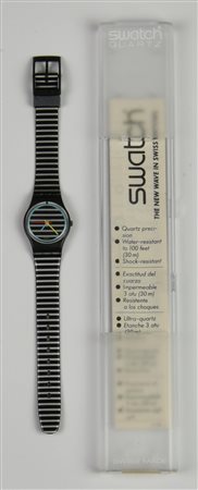 SWATCH M.O.C.A., 1989 mod. SILVER THREAD, cod. LB121 anno 1989 Completo di...