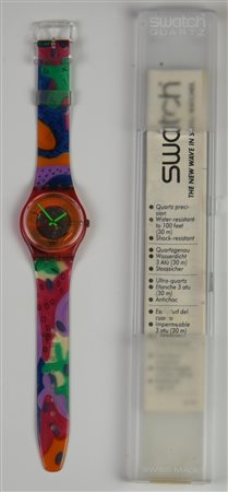 SWATCH TROPICAL FIESTA, 1990 mod. MANGO DREAM, cod. GR105 anno 1990 Completo...