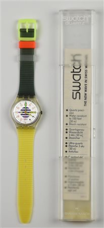 SWATCH SPIRIT BOOST, 1992 mod. HIGH PRESSURE, cod. GK701 anno 1992 Completo...