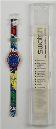 SWATCH FLOWER BASKET, 1991 mod. EXOTICA, cod. LR110 anno 1991 Completo di...