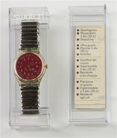 SWATCH CAVIARS, 1991 mod. KARABURUN, cod. GK135/136 anno 1991 Completo di...