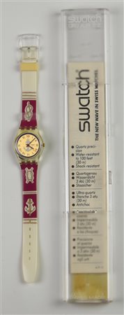 SWATCH THE SAILORS, 1992 mod. RED NOTE, cod. LK130 anno 1992 Completo di...