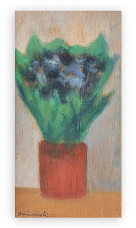GIOVANNI OMICCIOLI (1901-1975) - Senza Titolo (Vaso di fiori)