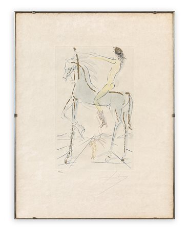 SALVADOR DALÌ (1904-1989) - Le cheval du pharaon