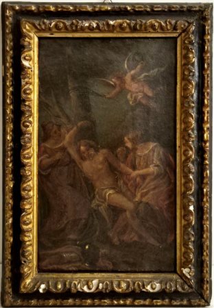 Maestro della seconda metà del XVII secolo. Deposizione di San Sebastiano.