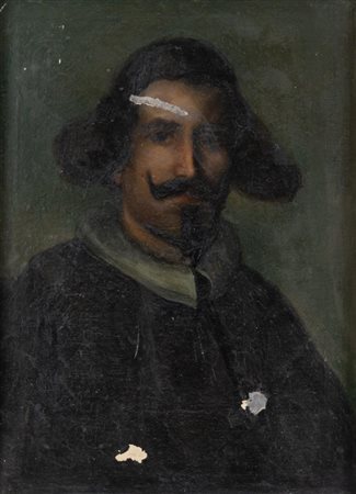 Maestro del XIX secolo. Autoritratto, copia da Diego Velázquez.