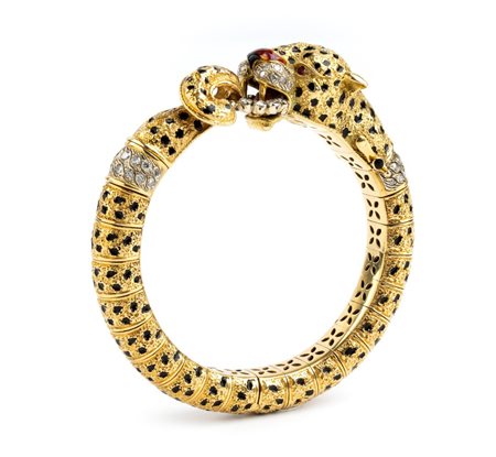 FRASCAROLO & C.  
Bracciale leopardo in oro smalti e diamanti 1967-1971
 