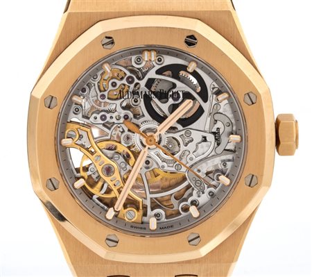 AUDEMARS PIGUET  
Royal Oak Double Balance Wheel scheletrico: orologio da polso in oro ref. 15467OR.OO.1256OR.01 Attualmente in produzione
 