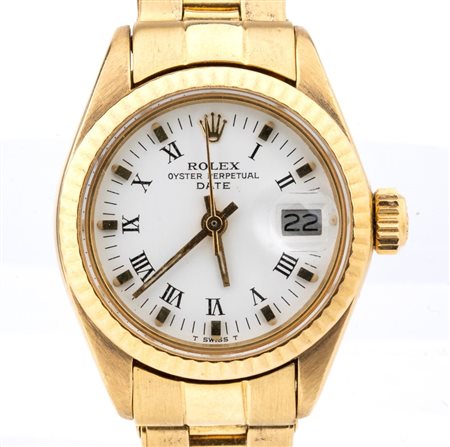 ROLEX  
Oyster Perpetual Lady Date: orologio da polso in oro 1975
 