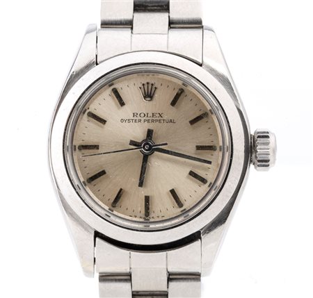 ROLEX  
Oyster Perpetual Lady: orologio da polso in acciaio 
 