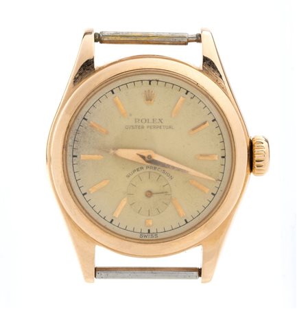 ROLEX  
Oyster Perpetual Super Precision: cassa di orologio da polso in oro 18k Inizio anni '50
 