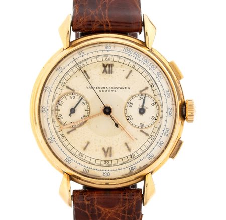 VACHERON CONSTANTIN  
Chronograph: orologio da polso in oro Anni '40
 