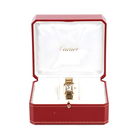 CARTIER  
Tank: orologio da polso in oro ref. 2385 Anni 2000
 