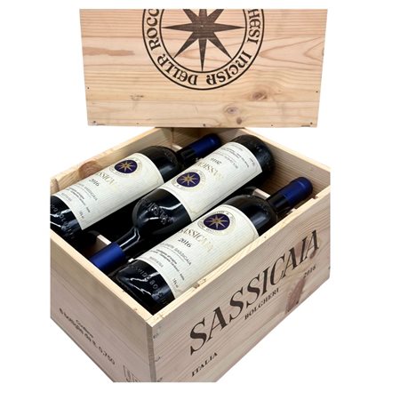  
Tenuta San Guido, Sassicaia 2016
Italy-Tuscany 0,75