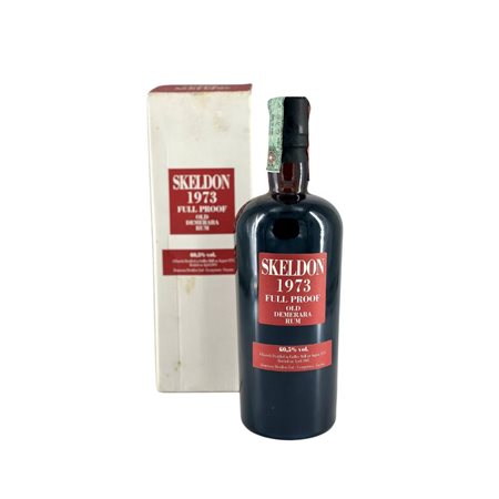  
Demerara Distillers Skeldon Full Proof Rum 1973
Guyana -Georgetown 1