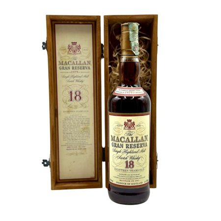  
The Macallan Gran Reserva 18 Year Old Single Malt Scotch Whisky 1979
Scotland-Speyside 0,75