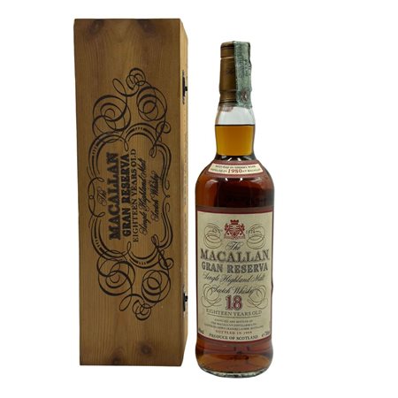  
The Macallan Gran Reserva 18 Year Old Single Malt Scotch Whisky 1980
Scotland-Speyside 0,75