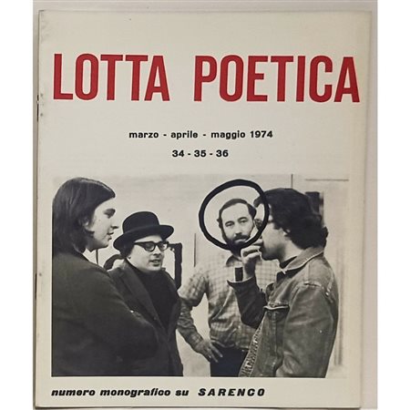 Lotta Poetica, Paul De Vree, Sarenco. Marzo - aprile - maggio 1974. 34 - 35 - 36.
