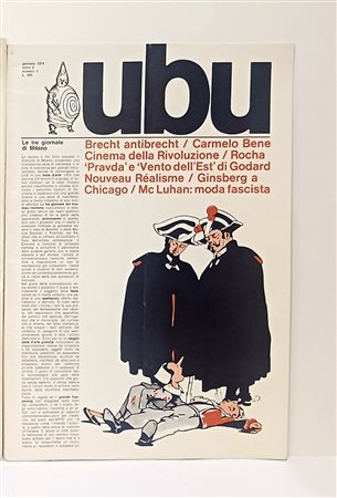 UBU, Franco Quadri. Numero 2, gennaio 1971.