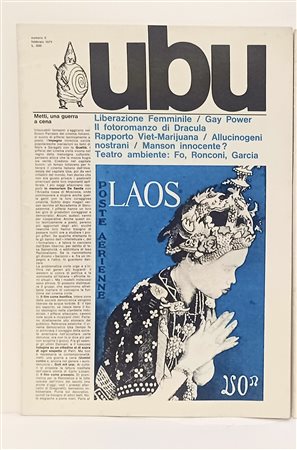 UBU, Franco Quadri. Numero 3, febbraio 1971.