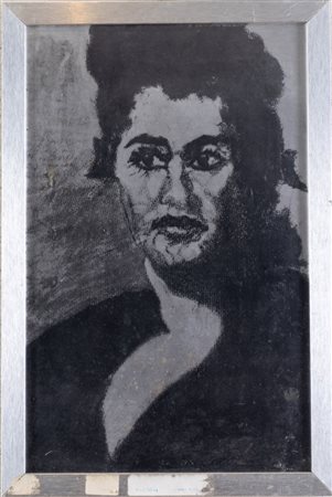 Pietro Ghizzardi (Viadana 1906 - Boretto 1986). Ritratto femminile.