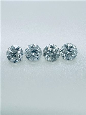 4 DIAMANTI NATURAL POLISHED 1,84 CT H-J I2-I3 - C40605-51