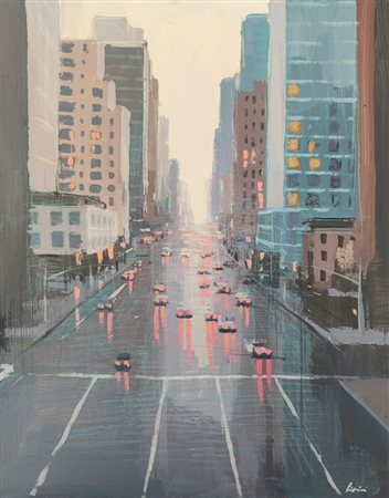 Claudio Cionini, 'Pioggia a New York', 2022