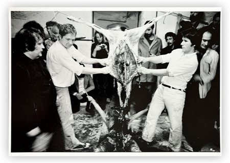 EMILIO FABIO SIMON (1940) - Performance di Hermann Nitsch