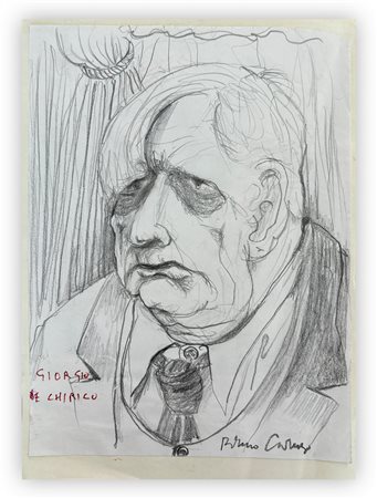 BRUNO CARUSO (1927-2018) - Giorgio De Chirico