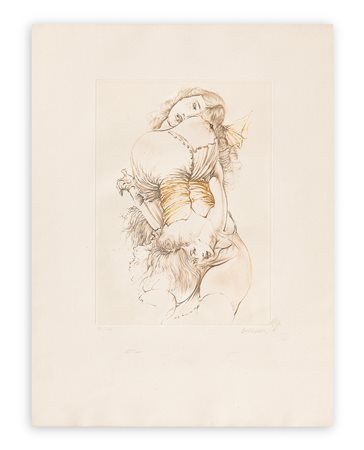 HANS BELLMER (1902-1975) - Senza Titolo (Composizione erotica)