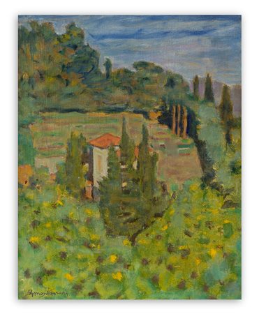 GIUSEPPE MONTANARI (1889-1970) - Paesaggio Varesino