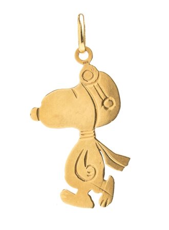 GUCCI  
Pendente a forma di Snoopy in oro 
 