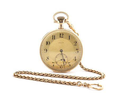 ZENITH  
Orologio da tasca in oro Inizio XX secolo
 