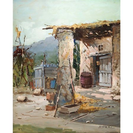 Raffaele Tozzi (Napoli)  - Cortile rustico