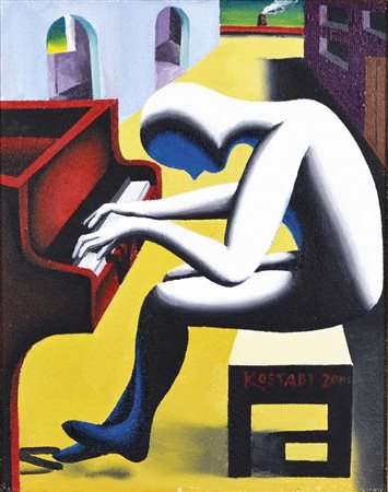 KOSTABI MARK Whittier (California) 1960 Oblique Dreaming 2001 acrilici su...