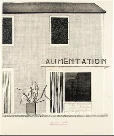 HOCKNEY DAVID Regno Unito 1937 "Alimentation"