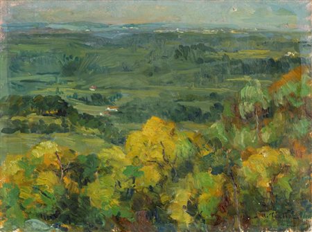 Antonio Piatti (Viggiù 1875-1962)  - Paesaggio, 1921