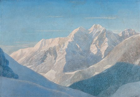 Camillo Galizzi (Bergamo 1880-1962)  - Monte Rosa