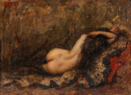 Carlo Stragliati (Milano 1867-Milano 1925)  - Nudo femminile