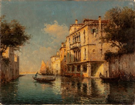 Antoine Bouvard (Parigi 1870-1955)  - Venezia, scorcio a Cannaregio