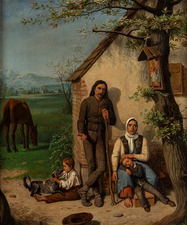 Giovanni Pagliarini (Ferrara 1809-1878)  - La famiglia, 1851