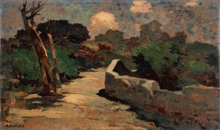 Renato Natali (Livorno 1883-1979)  - Strada di campagna