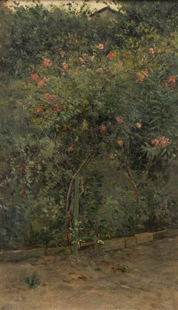 Lorenzo Cecconi (Roma 1863-1947)  - Alberi in fiore