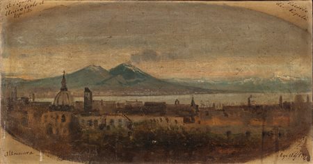 Francesco Saverio Altamura (Foggia 1822-Napoli 1896)  - Ricordo di Napoli, 1859