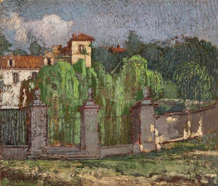 Ferruccio Piovano (Cambiano 1890-Torino 1980)  - Villa Regina a Torino, 1950