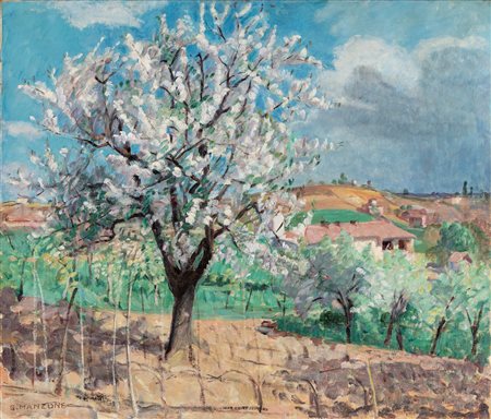 Giuseppe Manzone (Asti 1887-Torino 1983)  - Primavera