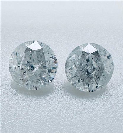 2 DIAMANTI 3,13 CT H-I - I2-I3 - C40206-23