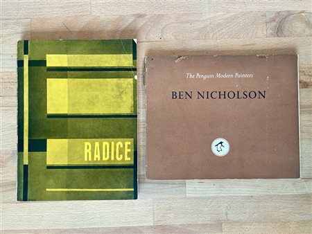 BEN NICHOLSON E MARIO RADICE - Lotto unico 2 cataloghi